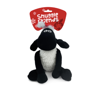 Xmas Plush Sheep w/Santa Hat