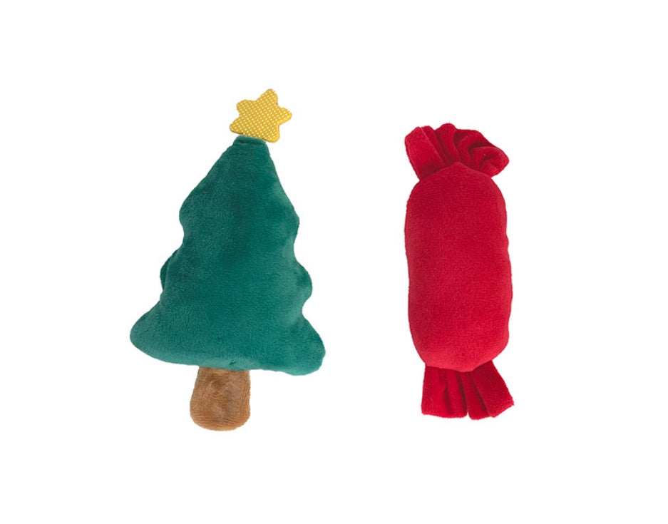 Plush Xmas Candy & Tree Set