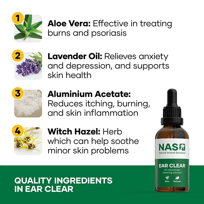 Natural Animal Solutions Ear Clear 50ml