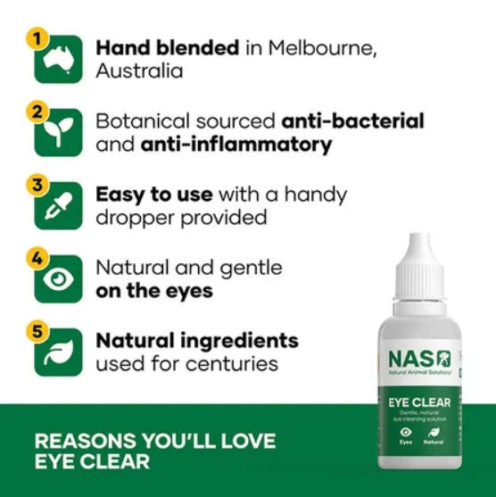 Natural Animal Solutions Eye Clear 15ml