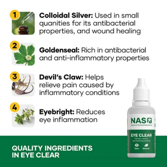 Natural Animal Solutions Eye Clear 15ml