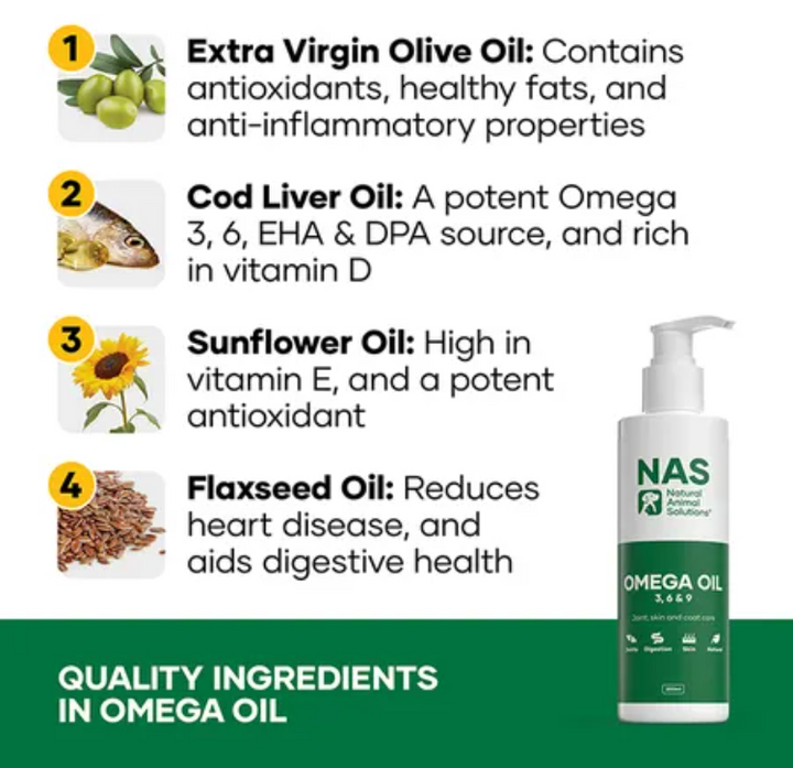 NAS Cat Omega Oil 200ml *