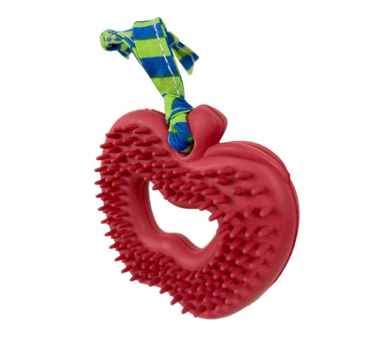 Ruff Play Dog Toy Rubber Dental Apple