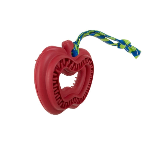 Ruff Play Dog Toy Rubber Dental Apple