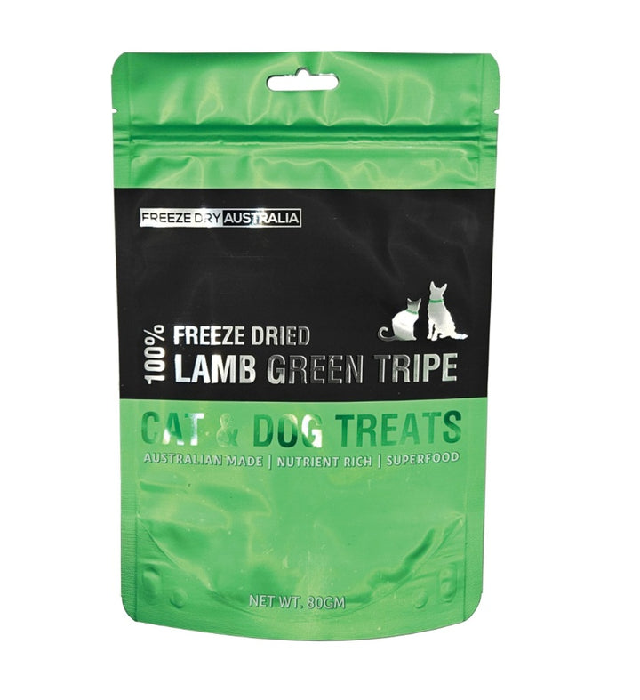 Freeze Dried Lamb Green Tripe 80g