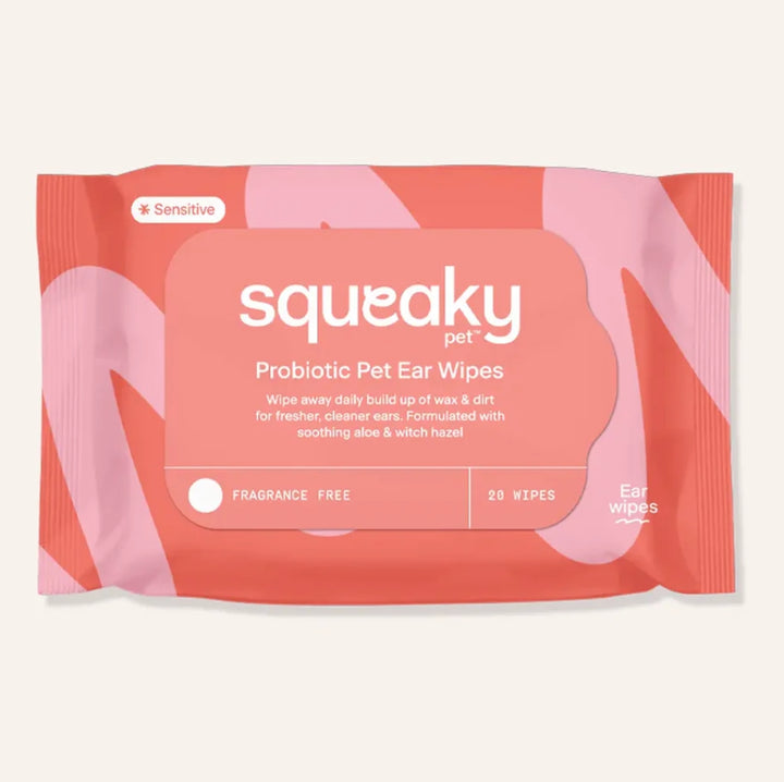 Squeaky Pet Probiotic Ear Wipes 20pk