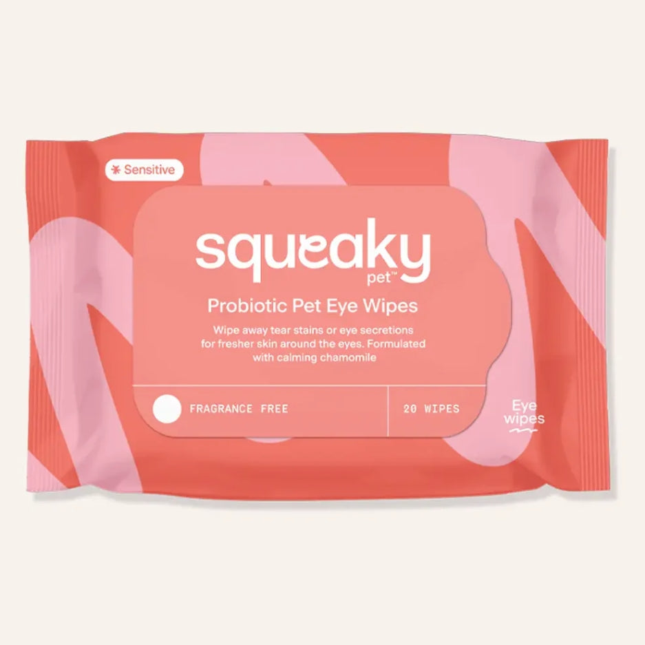 Squeaky Pet Probiotic Eye Wipes 20pk