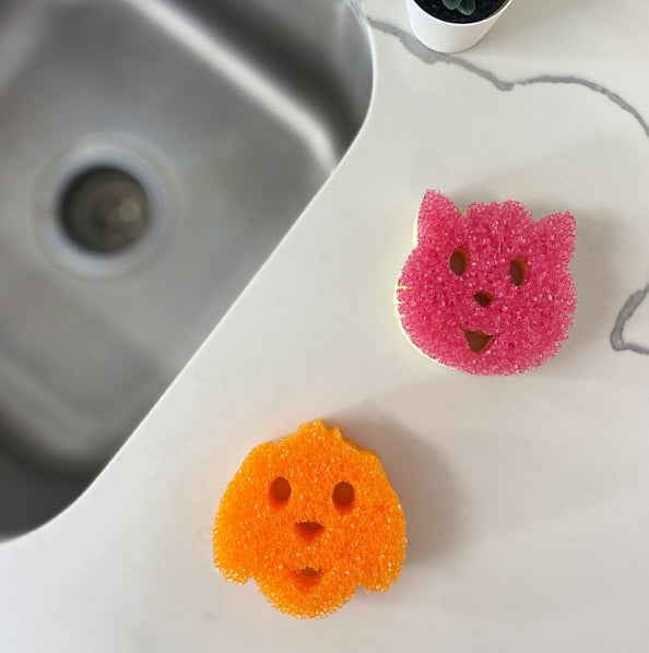 Scrub Mommy Cat Shape Sponge