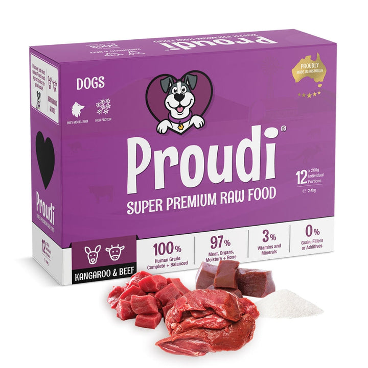 Proudi Dog Range 2.4kg (12x200g)