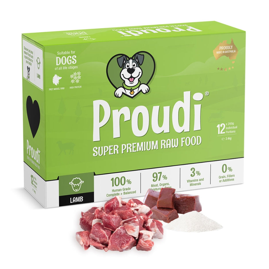 Proudi Dog Range 2.4kg (12x200g)