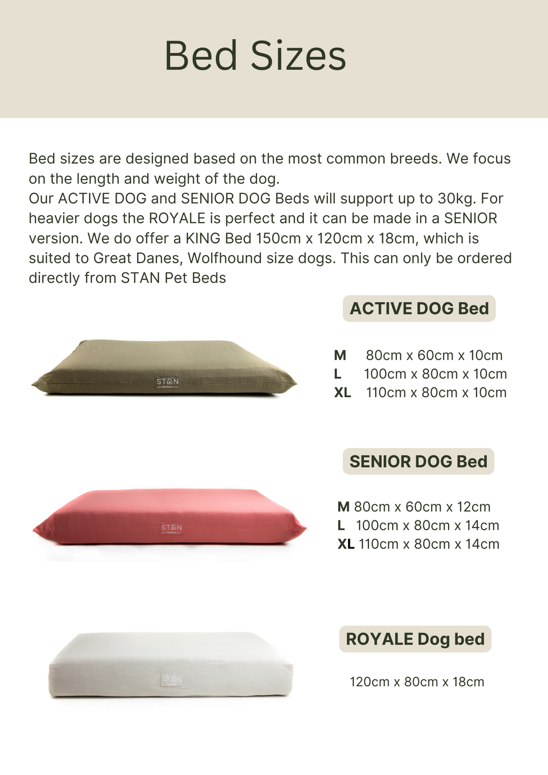 Stan Royale Dog Bed