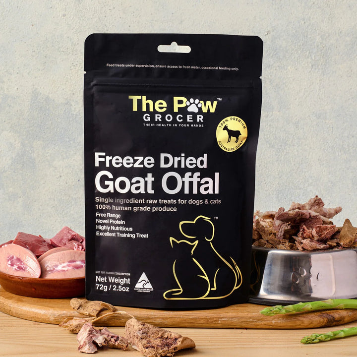 Freeze Dried Goat Offal 72g