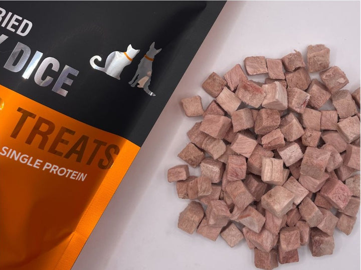 Freeze Dried Turkey Dice 100g