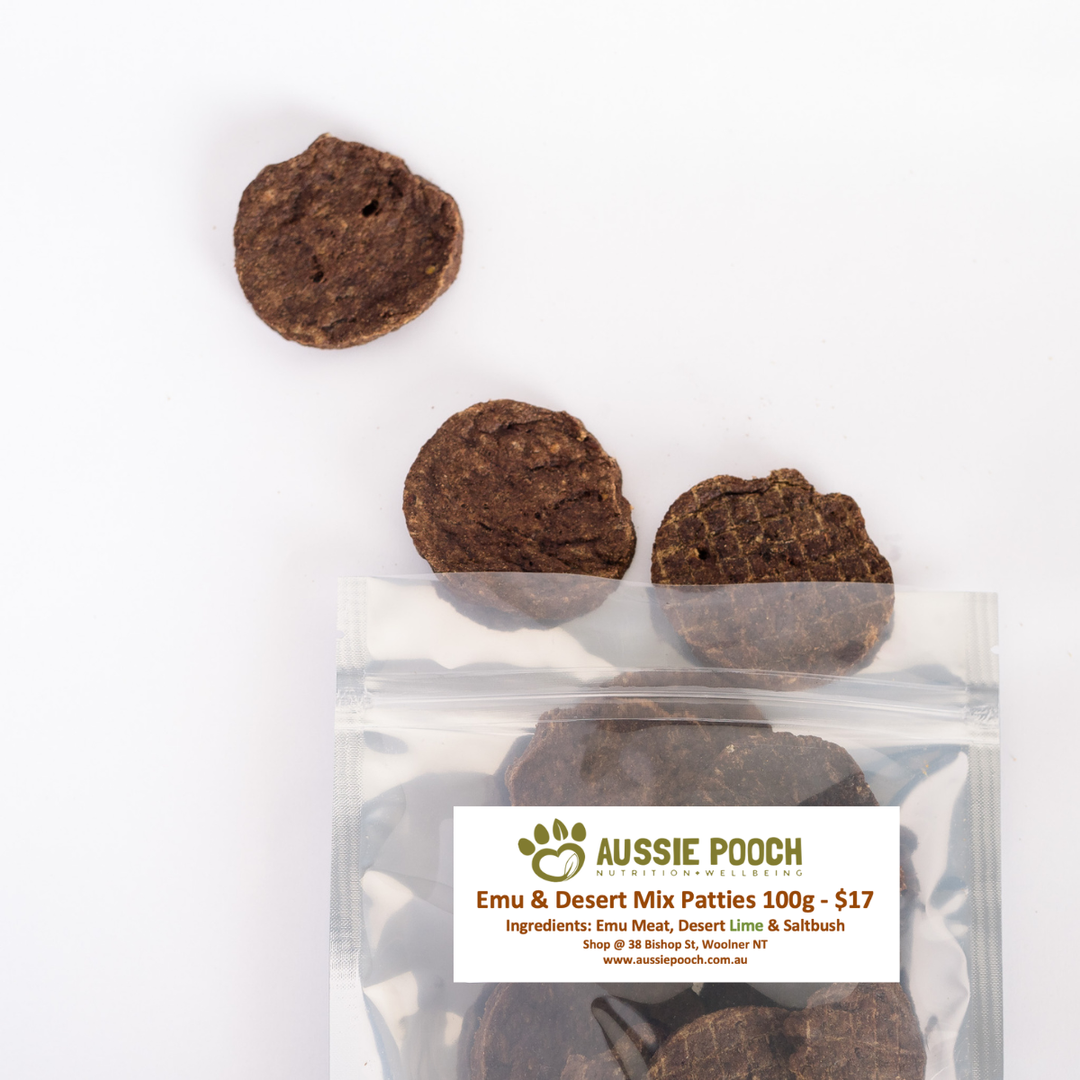 Emu & Desert Lime Patties 100g