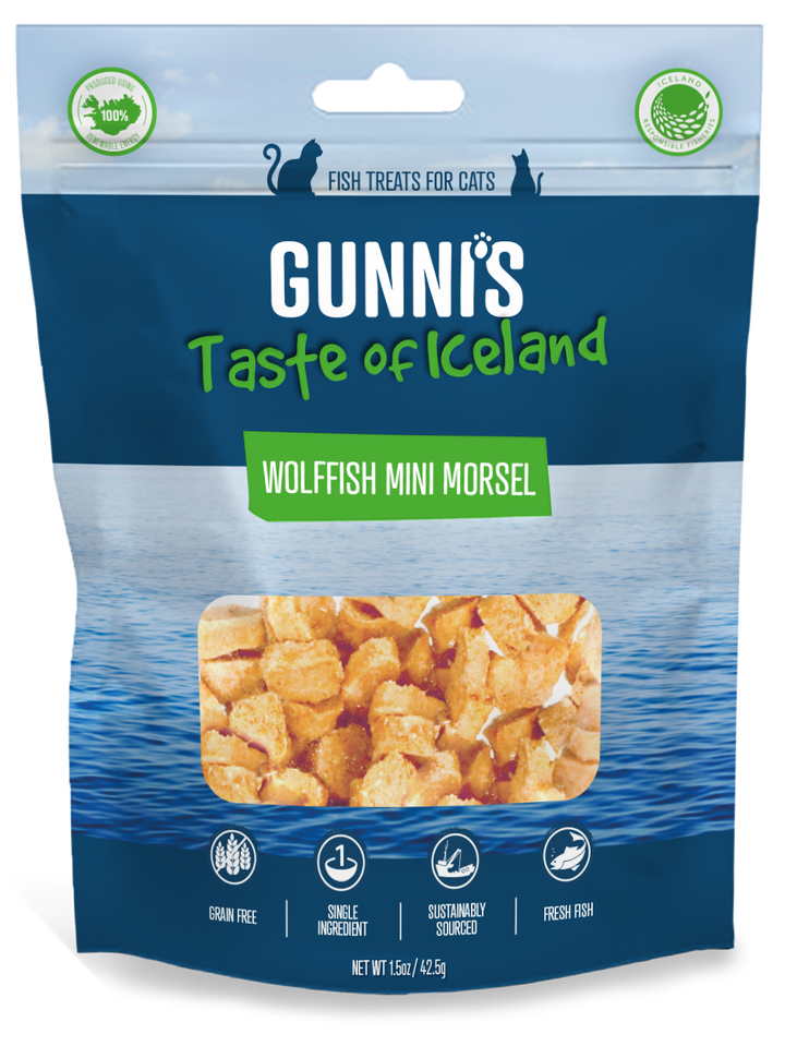 Gunni's Wolffish Mini Morsels Cat Treats 42.5g
