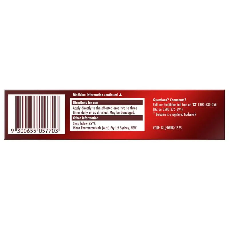 Betadine Antiseptic Cream 20g