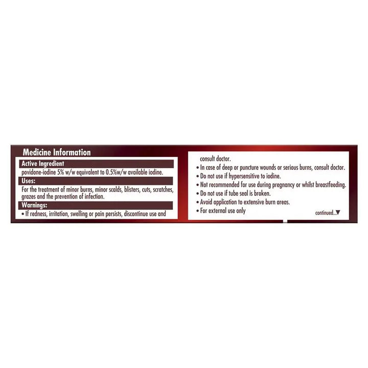 Betadine Antiseptic Cream 20g