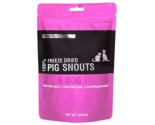 Freeze Dried Pig Snouts 100g