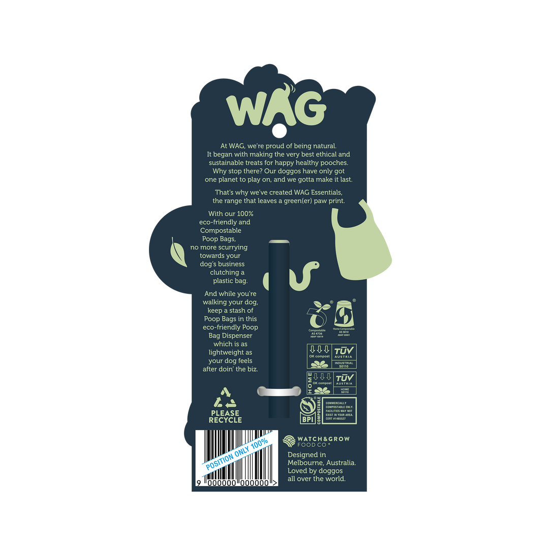 WAG Bamboo Bag Dispenser Pod