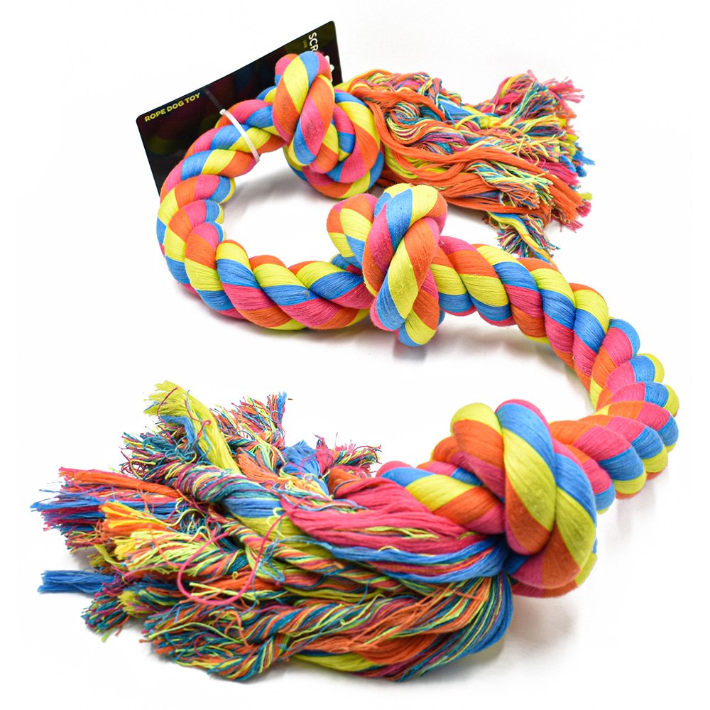 Scream 3-Knot Jumbo Rope Dog Toy 120cm