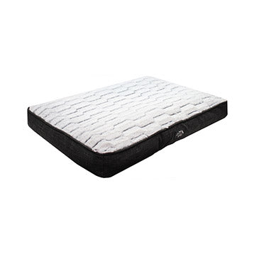 Bed IBT Cushion Luxury Memory Foam Grey Plush Top
