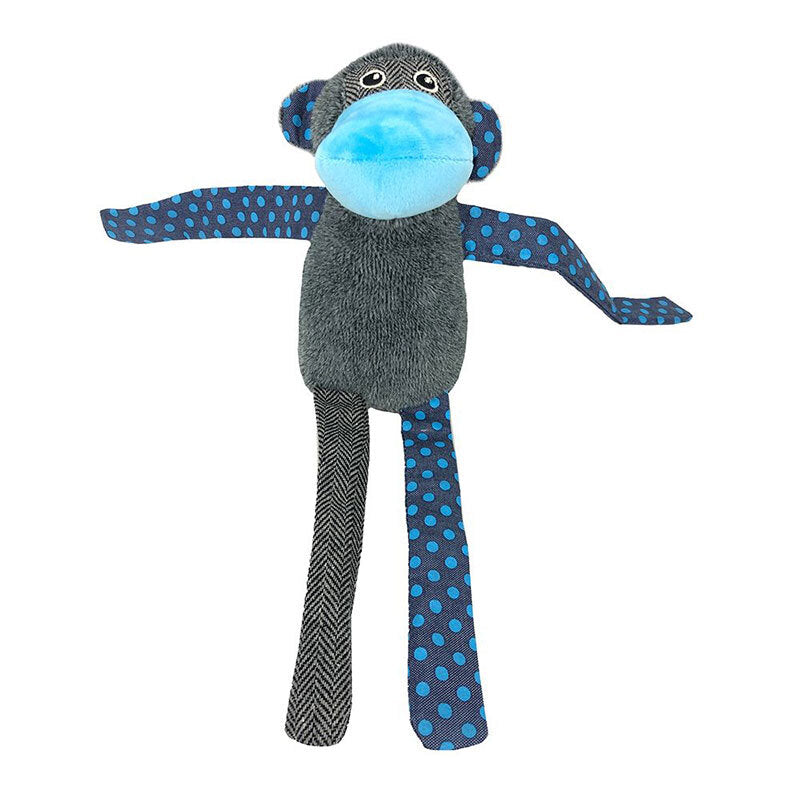 Snuggle Friends Blue Monkey 41cm