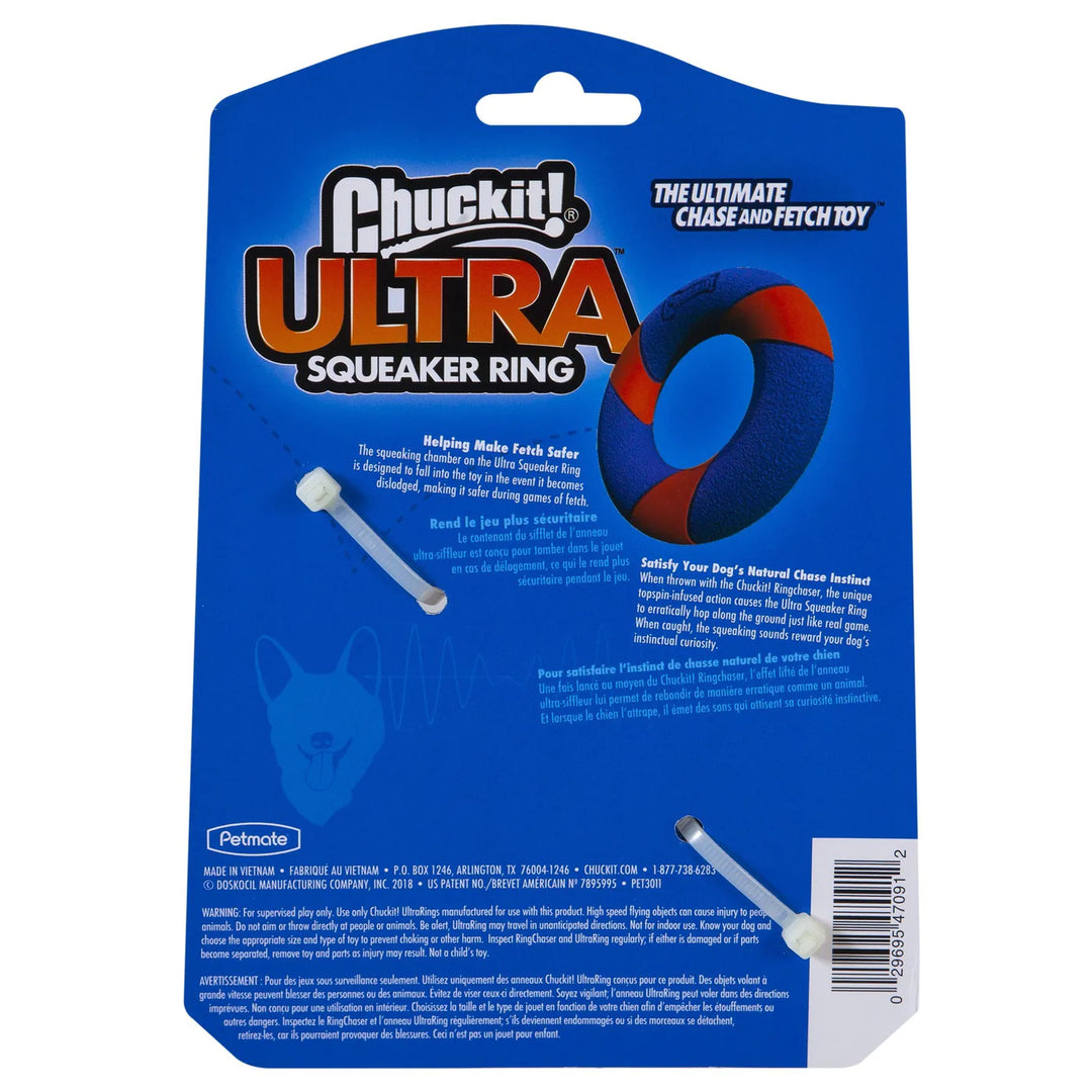 Chuckit! Ultra Squeak Ring 12x2.5cm
