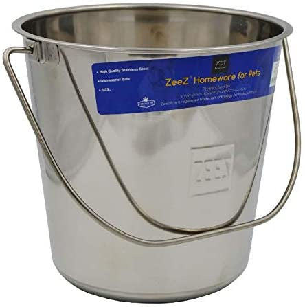 Zeez Stainless Steel Bucket w/Handle