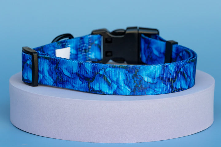 Blue Marble Value Range Dog Collar