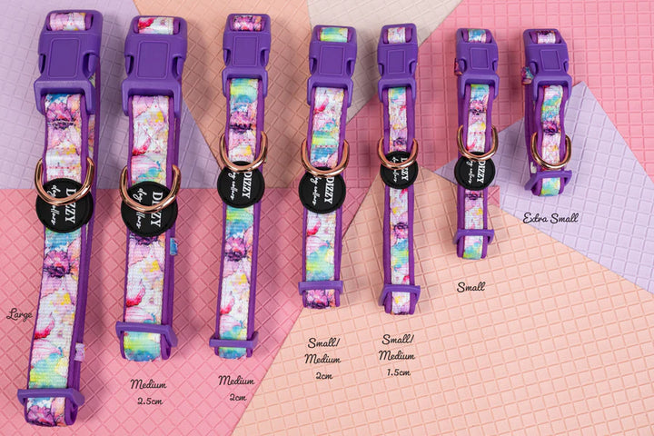 The Willow: Watercolour Neoprene Dog Collar *