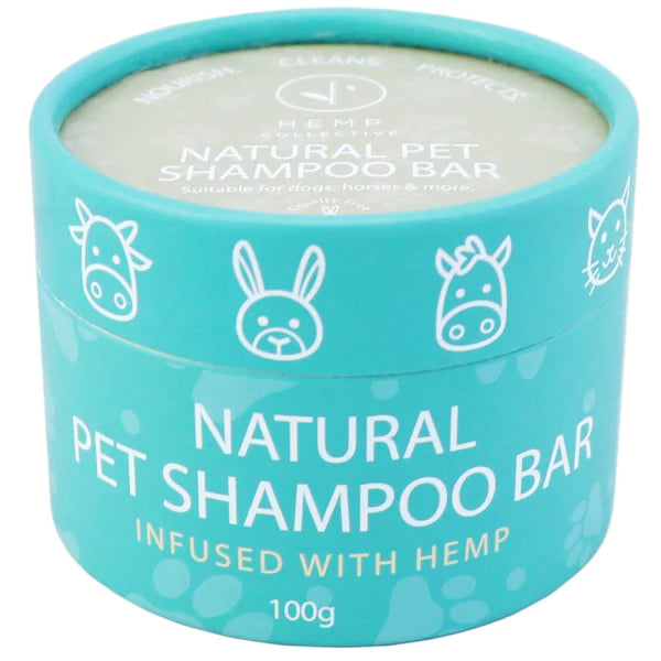 Hemp Collective Natural Pet Shampoo Bar 120g