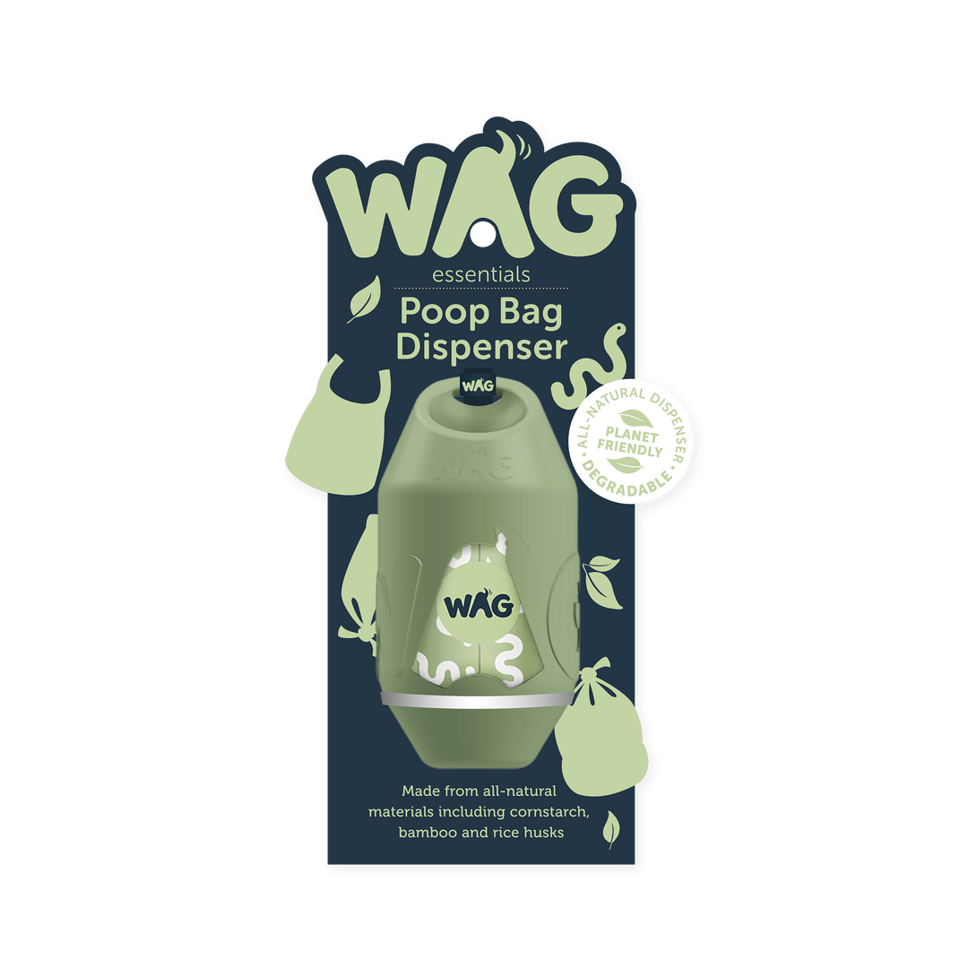 WAG Bamboo Bag Dispenser Pod